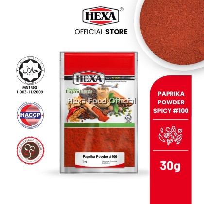 HEXA HALAL Paprika Powder 30gm (Spicy Rating: 1 - 2,000 SHU)