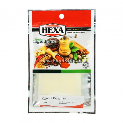 HEXA HALAL Garlic 40gm + Onion 40gm + Paprika Powder 30gm + Cheese Flavour Seasoning 50gm HEXA HALAL Garlic 40gm + Onion 40gm + Paprika Powder 30gm + Cheese Flavour Seasoning 50gm
