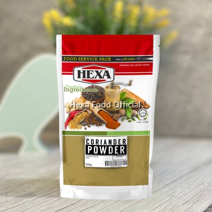 HEXA Coriander Powder 500gm Food Service Packaging HEXA Coriander Powder 500gm Food Service Packaging