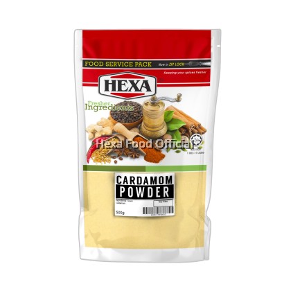  HEXA Cardamom Powder 500gm Food Service Packaging