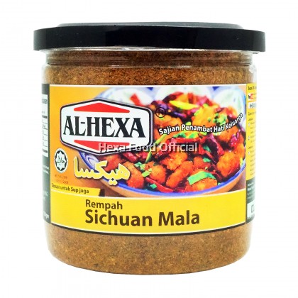 HEXA HALAL Ayam Goreng Berempah 150gm   HEXA HALAL Sichuan Mala Rempah 150gm  