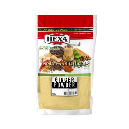 HEXA Ginger Powder 500gm Food Service Packaging HEXA Ginger Powder 500gm Food Service Packaging