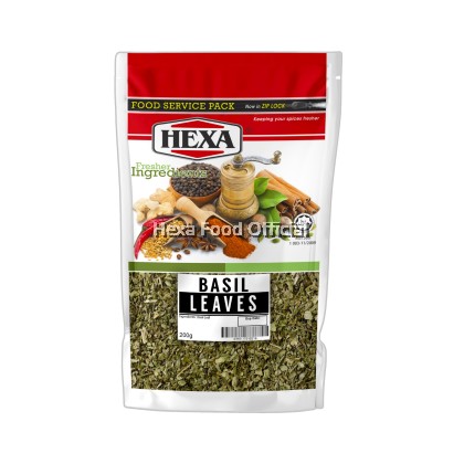 HEXA Basil Leaves 200gm Food Service Packaging HEXA Basil Leaves 200gm Food Service Packaging