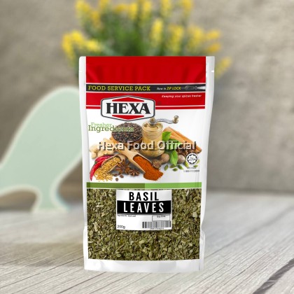 HEXA Basil Leaves 200gm Food Service Packaging HEXA Basil Leaves 200gm Food Service Packaging