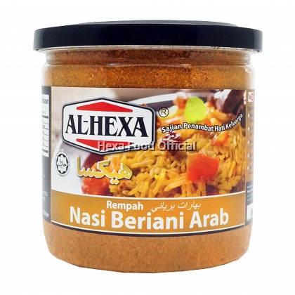 HEXA Nasi Arab Beriani Spice 150gm + HEXA HALAL Fish Curry Mix 150gm SET HEXA Nasi Arab Beriani Spice 150gm + HEXA HALAL Fish Curry Mix 150gm SET