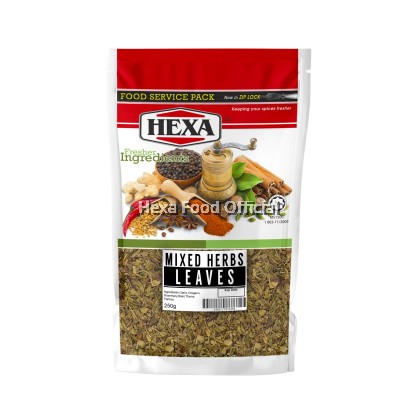 HEXA Mixed Herbs Leaves 250gm Food Service Packaging HEXA Mixed Herbs Leaves 250gm Food Service Packaging