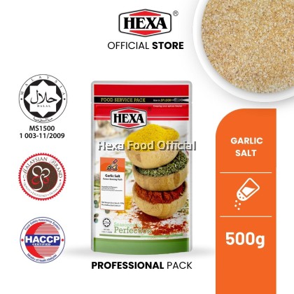 HEXA Garlic Salt Seasoning 500gm Food Service Packaging
