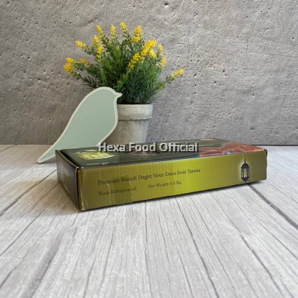 DELISH HOSNA TUNISIA PREMIUM BRANCH DEGLET NOUR DATES 500g