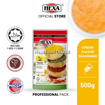 HEXA HALAL Cheese Flavor Seasoning 500gm Food Service Packaging HEXA HALAL Cheese Flavor Seasoning 500gm Food Service Packaging