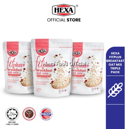 HEXA Fitplus Breakfast Oat Mix 300gm X 3pkt SET HEXA Fitplus Breakfast Oat Mix 300gm X 3pkt SET