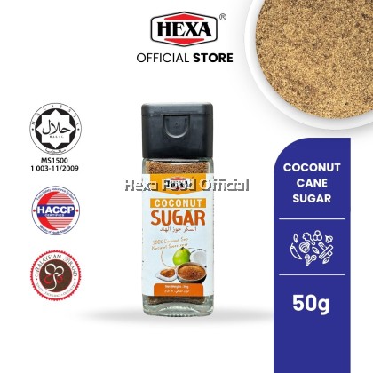 HEXA Coconut Sugar 50gm Glass Jar HEXA Coconut Sugar 50gm Glass Jar