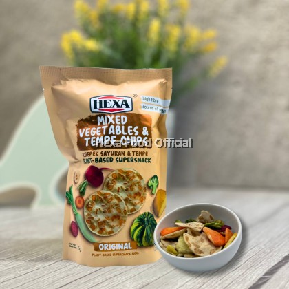 HEXA HALAL Mixed Vege & Tempe Snacks 75g