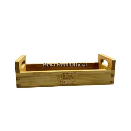 HEXA Wooden Rack (3-in-1 Bamboo Organizer)